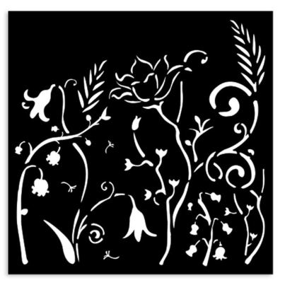 Stamperia Schablone Hidden Grove Flowers 12x12cm