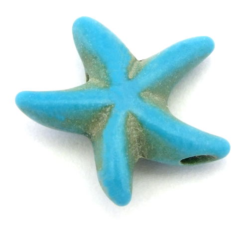 Türkis Perle Seestern ca. 13mm