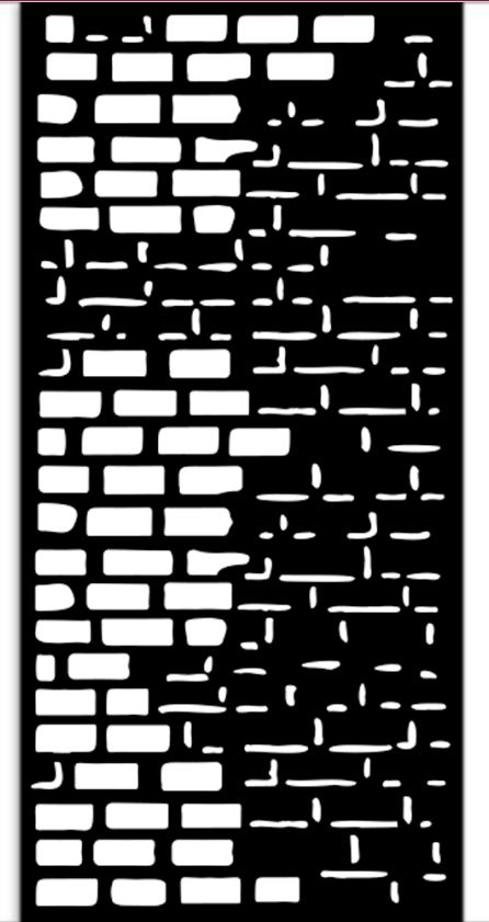 Stamperia Schablone Art of Travelling Bricks 12 x 25 cm Stamperia Schablone Art of Travelling Bricks 12 x 25 cm