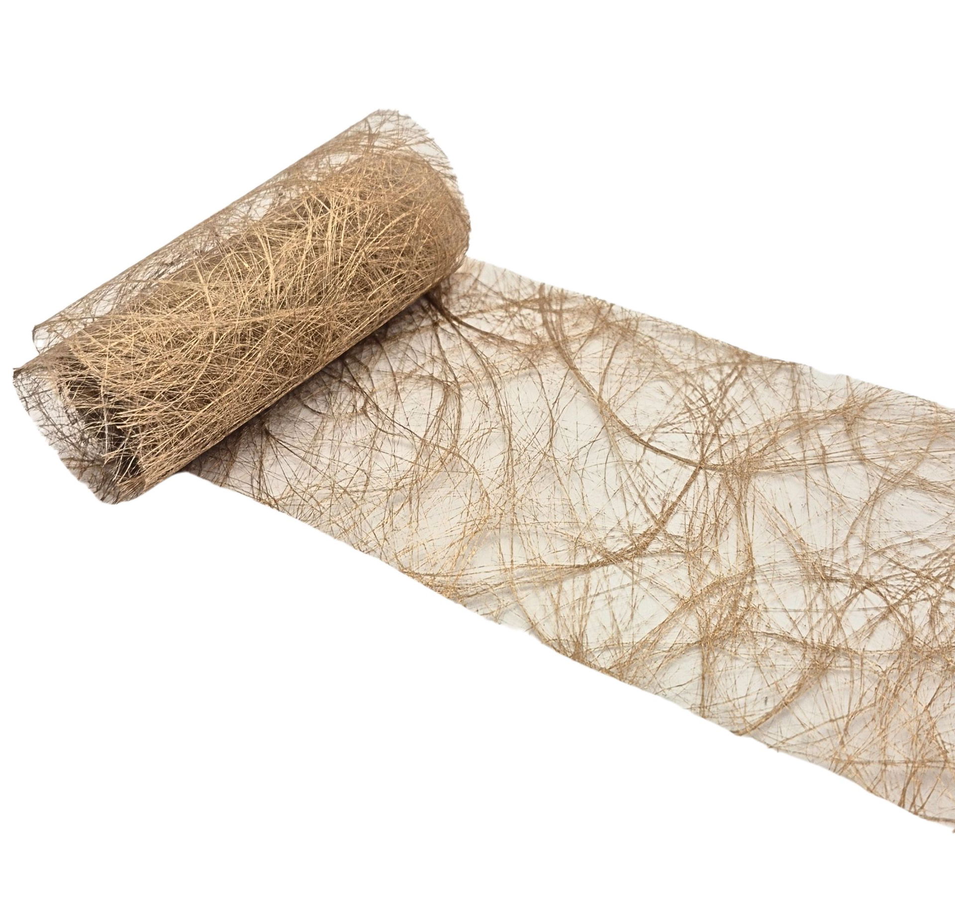 Mesh Stoff Natur metallic 10 cm breit 0,5 m Mesh Stoff Natur metallic 10 cm breit 0,5 m